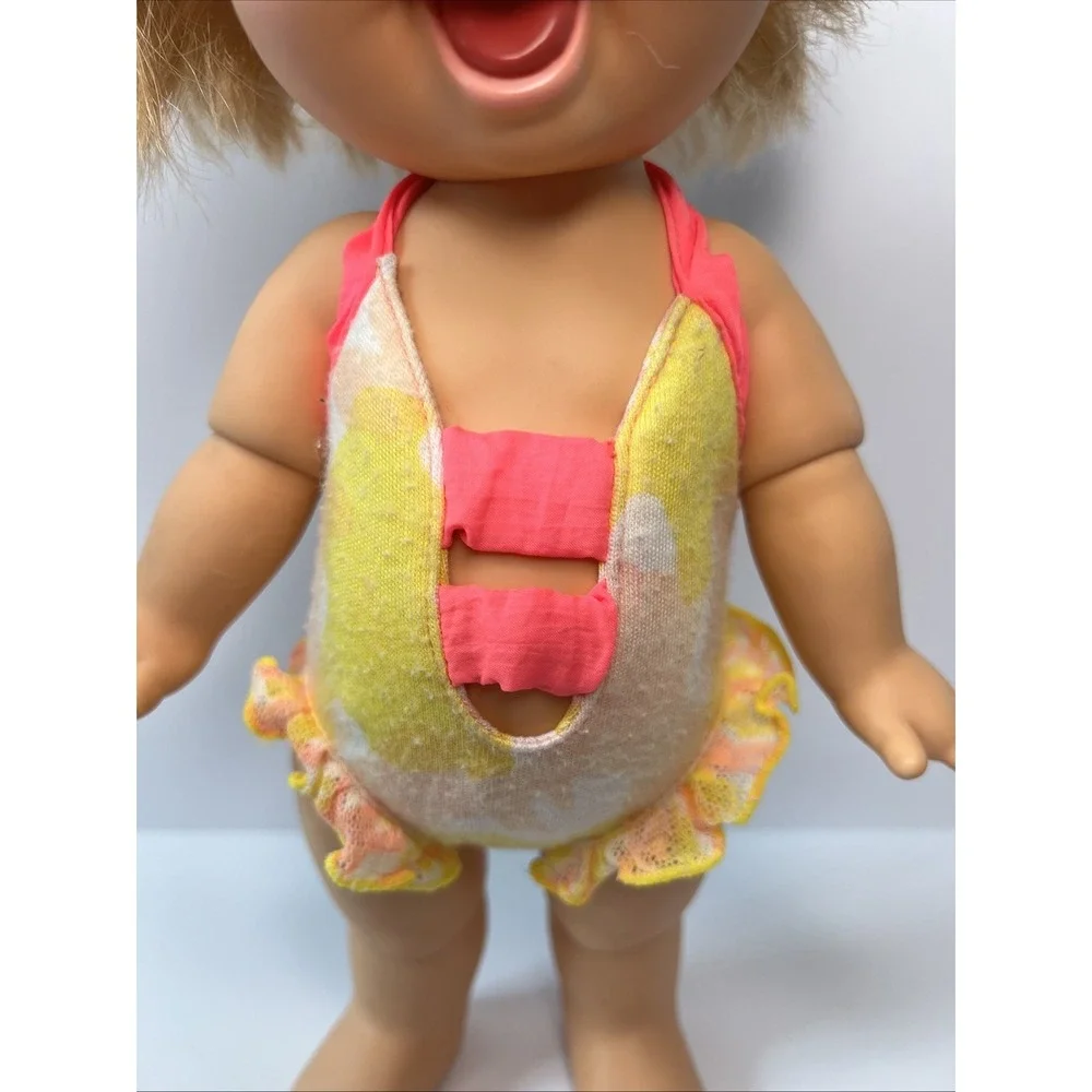 Vintage 1990 Galoob Baby Face So Playful Penny #10 Swimsuit Blue Eyes